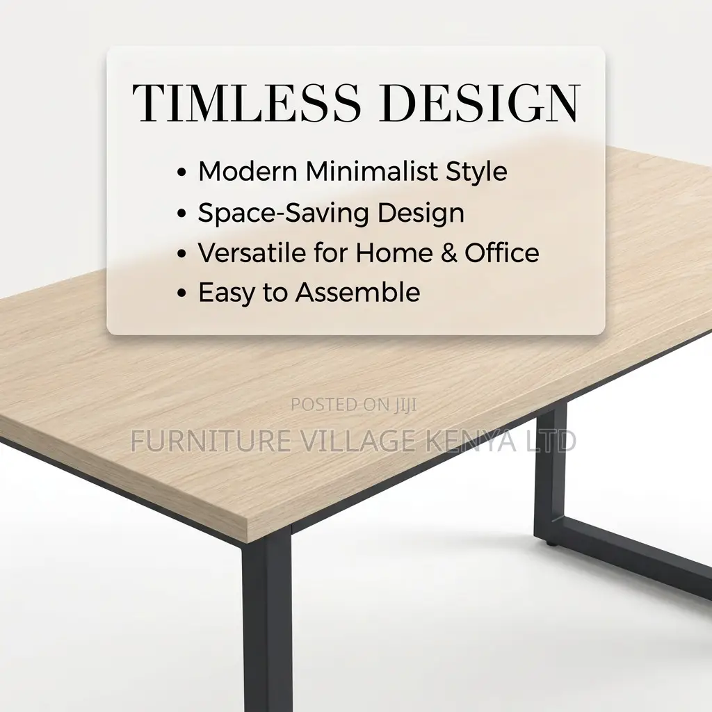 1.4m Curved Steel Frame Generic Home Study Desk