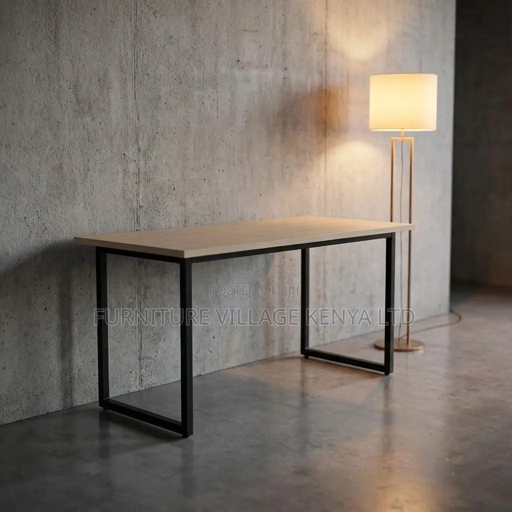 1.4m Curved Steel Frame Generic Home Study Desk