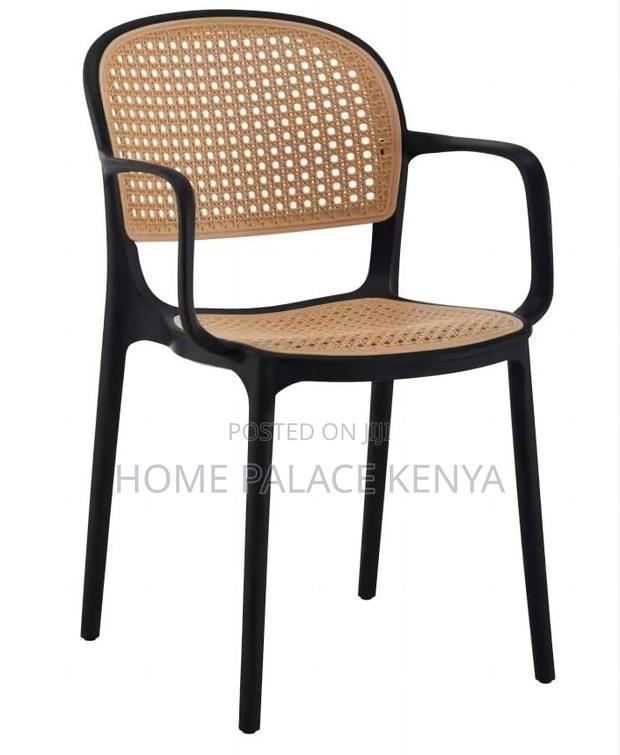 Dining Chair: Lightweight Stackable Plastic Dining Chair - thumbnail 2