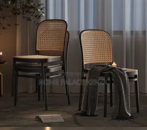 Dining Chair: Lightweight Stackable Plastic Dining Chair