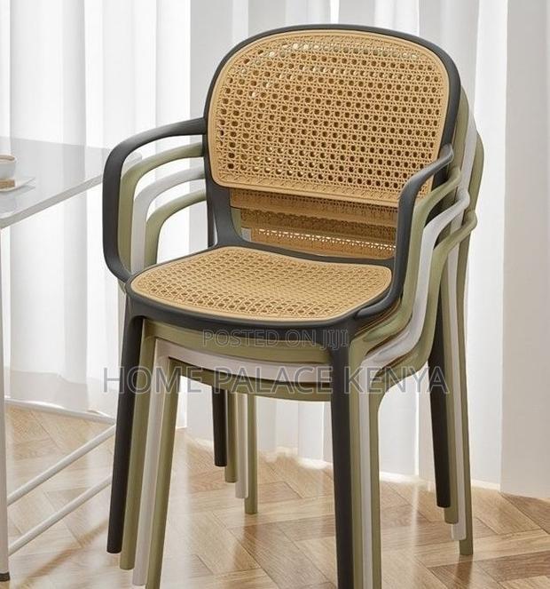 Dining Chair: Lightweight Stackable Plastic Dining Chair - thumbnail 4