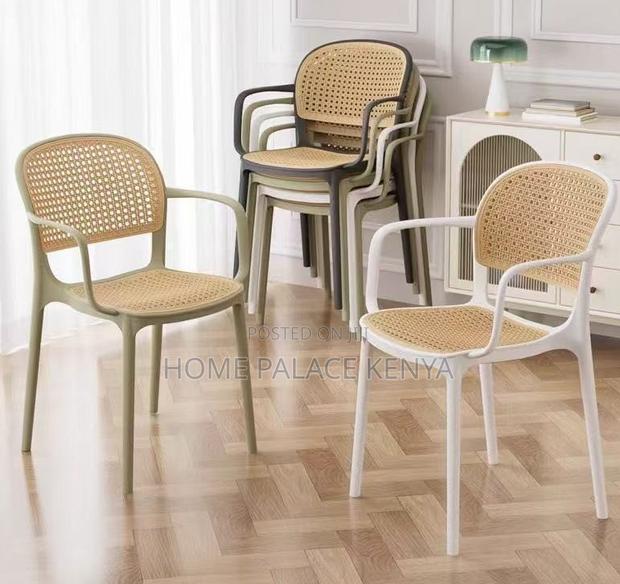 Dining Chair: Lightweight Stackable Plastic Dining Chair - thumbnail 6