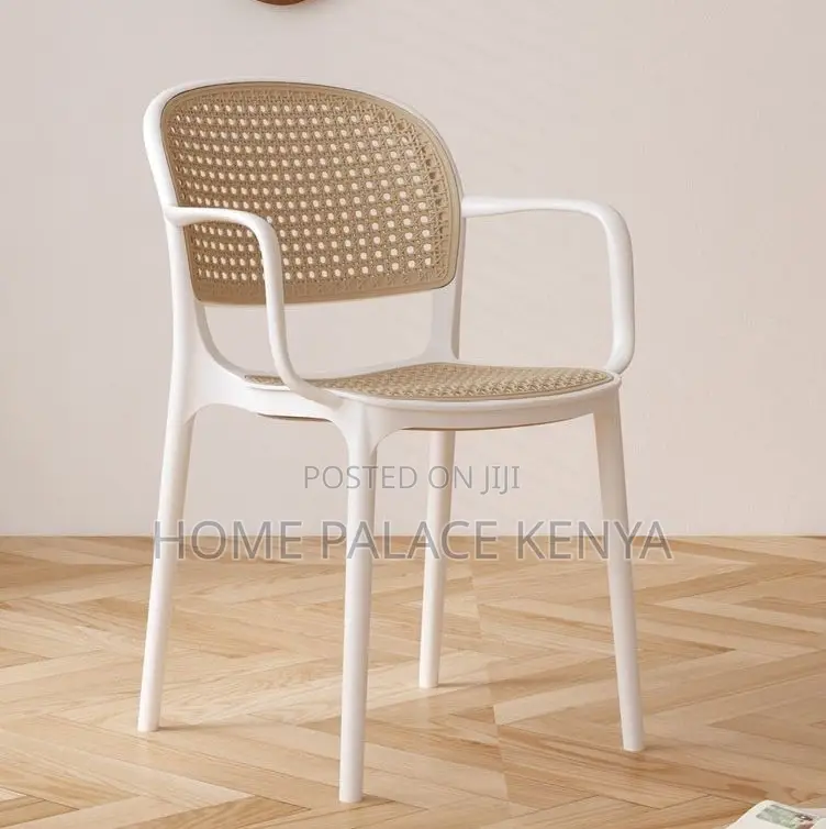 Dining Chair: Lightweight Stackable Plastic Dining Chair