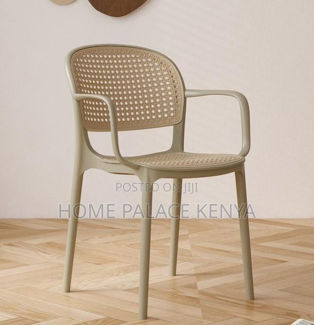 Dining Chair: Lightweight Stackable Plastic Dining Chair - thumbnail 8
