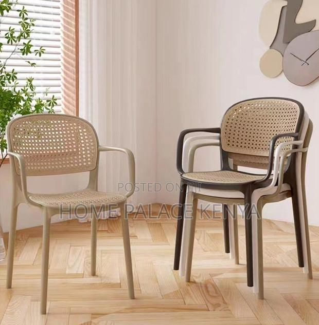 Dining Chair: Lightweight Stackable Plastic Dining Chair - thumbnail 10