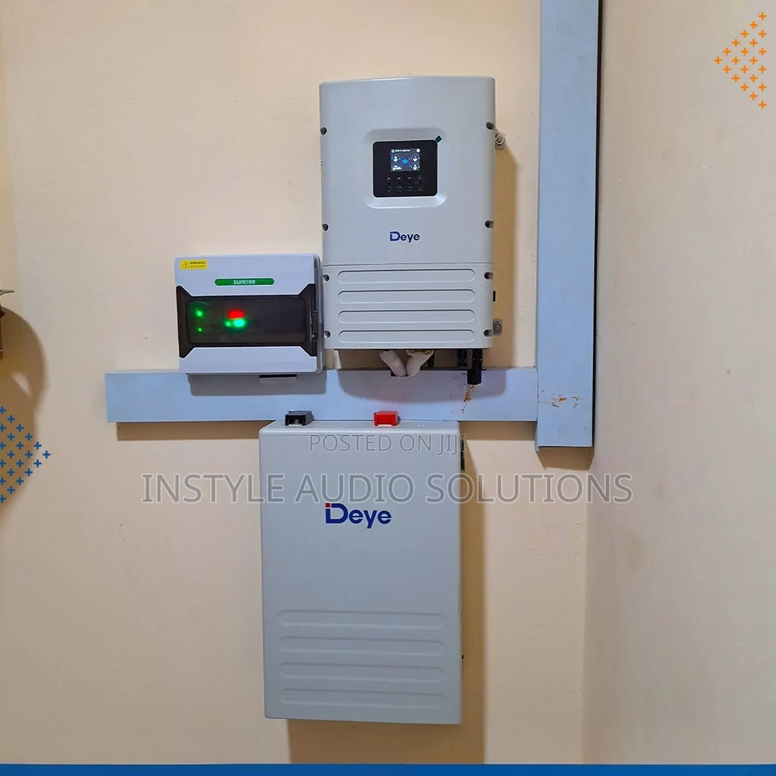 Deye 6kva - Deye 5.12kwh Lithium Offgrid System -(6)620w Solar Package