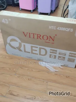 Vitron 43” Smart Qled Tv With Crystal Clear Display