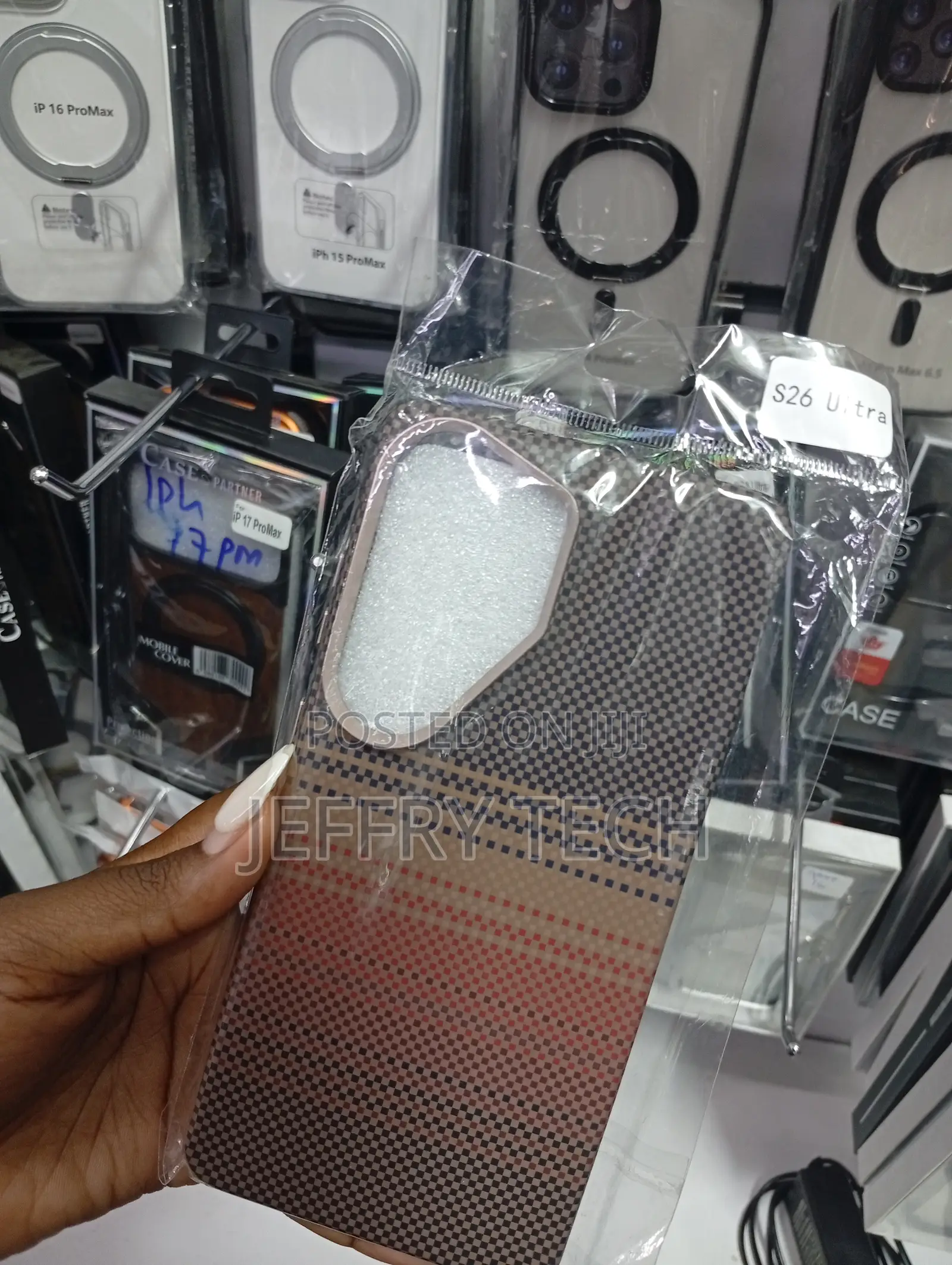 Samsung Galaxy S Series Carbon Fiber Style Pattern Cover