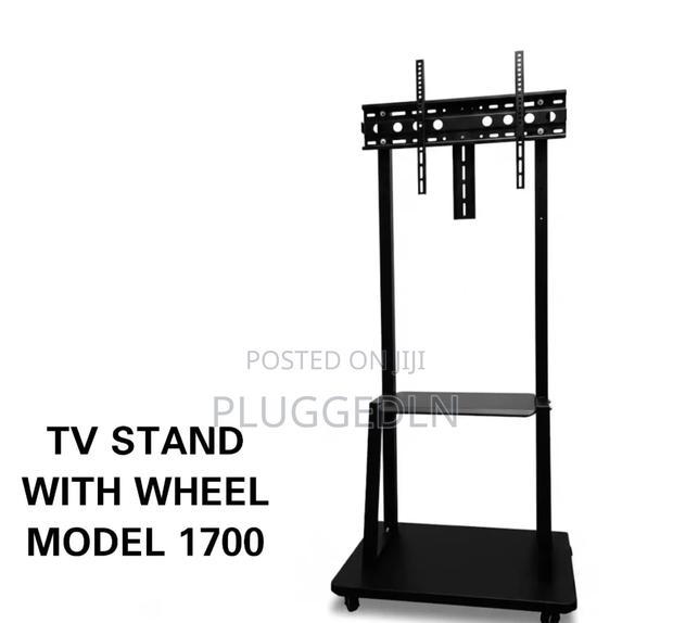 Tv Stand With Wheels Heavy Duty