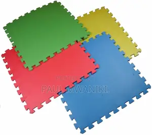 24 X 24 Multicolor Foam Interlocking Floor Mats, 16 Pack