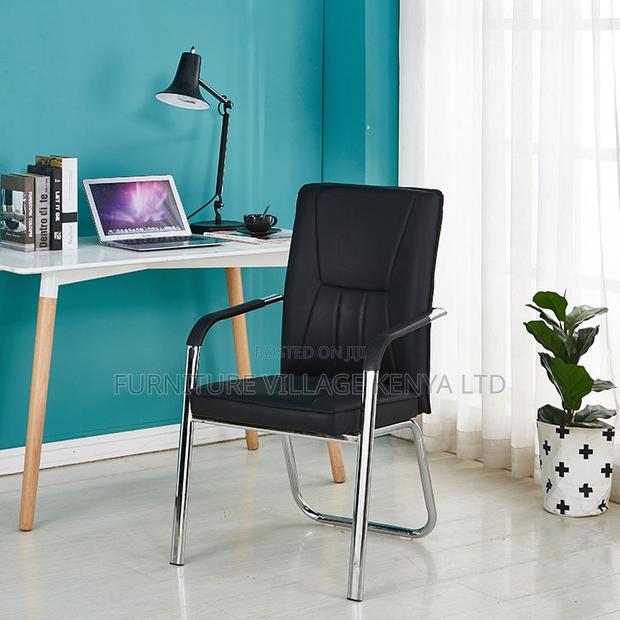 Leather Medium Back Office Boardroom Chair - thumbnail 7