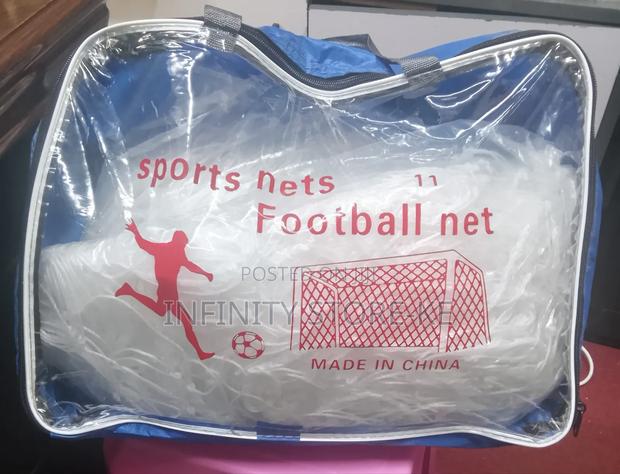 A Pair of Goal Post Football Net