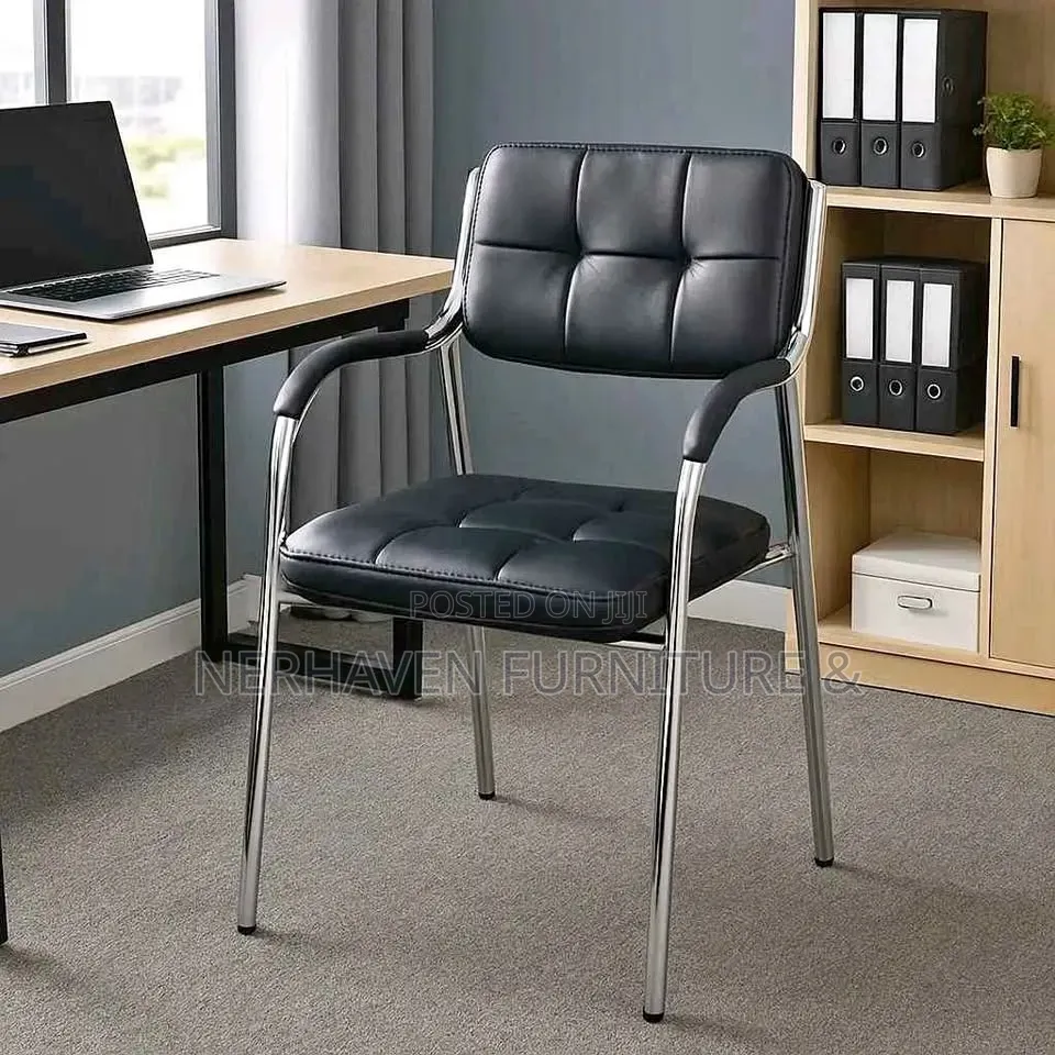 Catalina Leather Office Seat – Executive Reception Chair