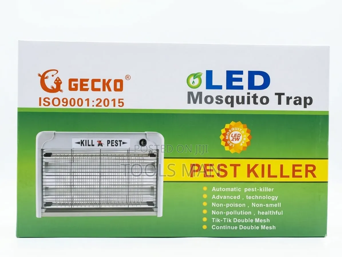 Gecko Led Mosquito Trap - Electric Pest Killer Fly Zapper.