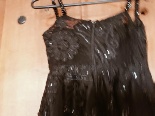 Black Beaded Evening Dress - thumbnail 4
