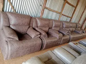 Brown Semi Recliner Seat