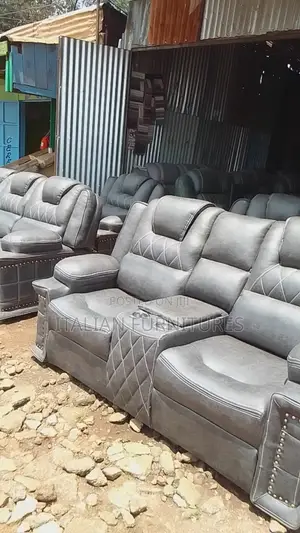 Grey Semi Recliner Seat