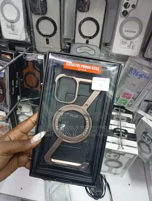 "iPhone 16" Golden-Colored, Metal Bumper-Style Phone Case