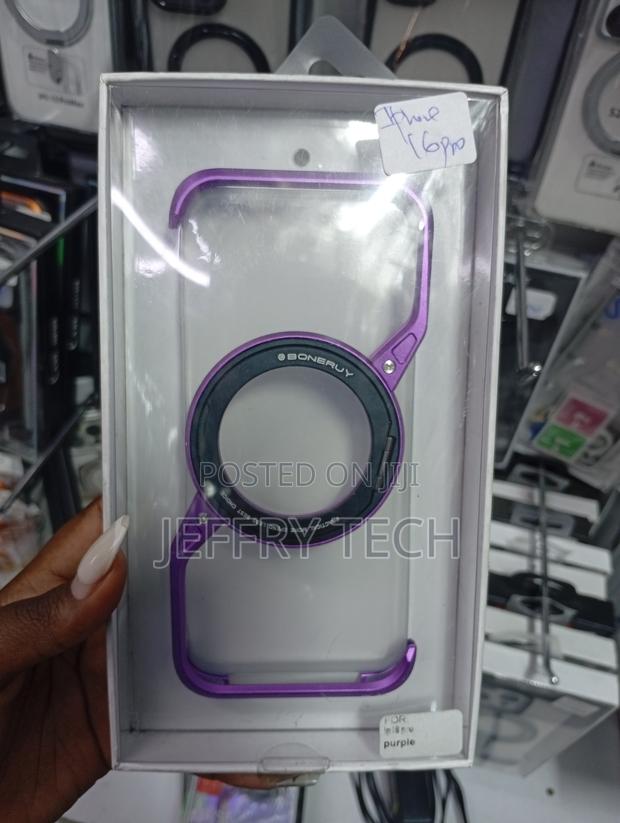 iPhone 16 Pro Boneruy Purple Frameless Aluminum Metal Case