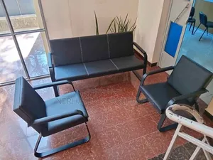5-Seater Office Waiting Sofa – Reception Seating Sofa