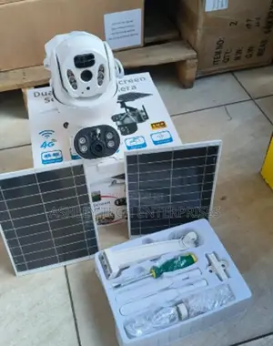 6mp Dual Solar Panel PTZ Camera – Smart CCTV System