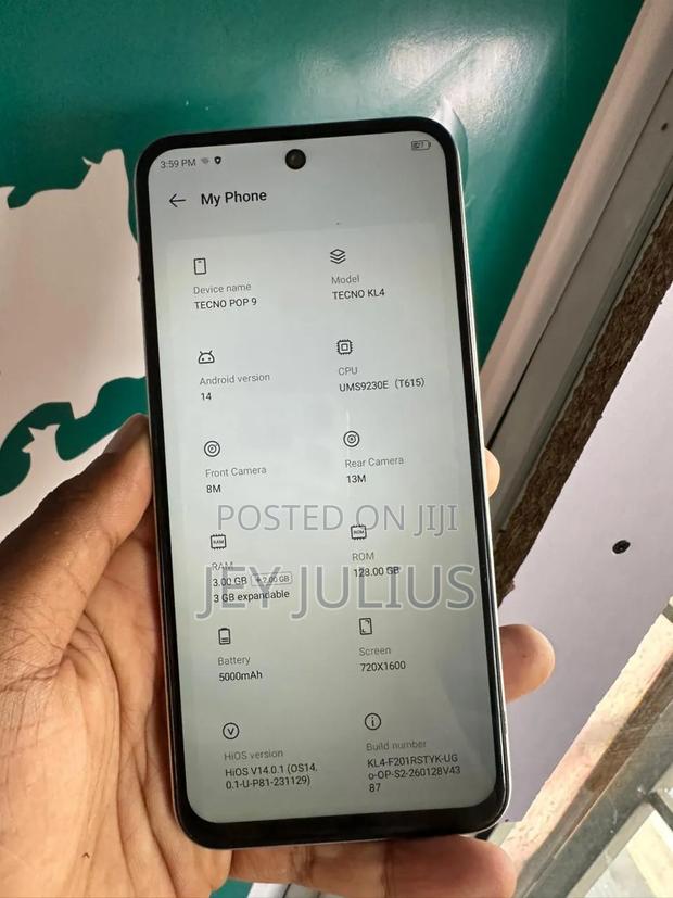 Tecno Pop 9 128 GB White - thumbnail 2