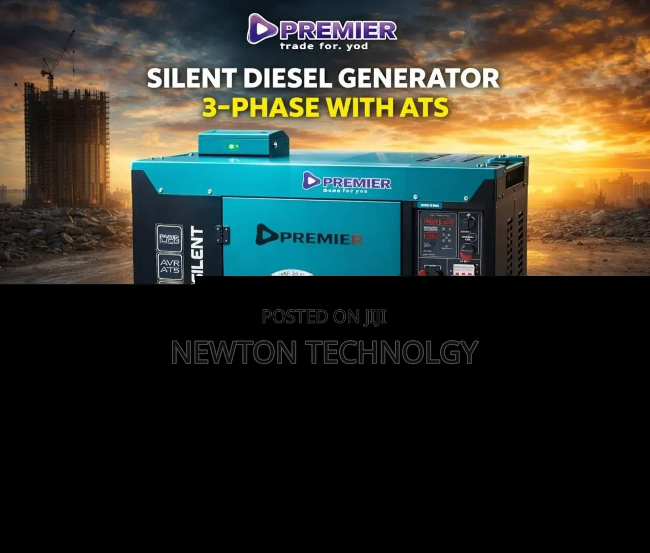 Premier Silent Generator 3 Phase