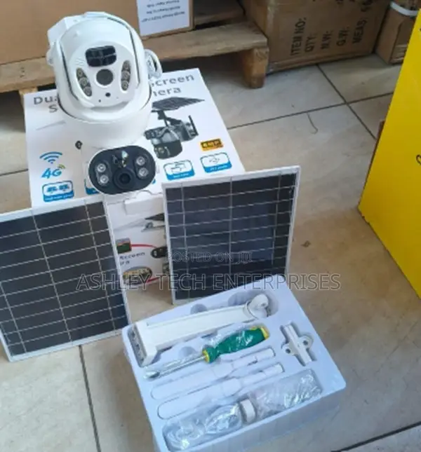 6mp Dual Solar Panel PTZ – Smart CCTV System Surveillance Camera