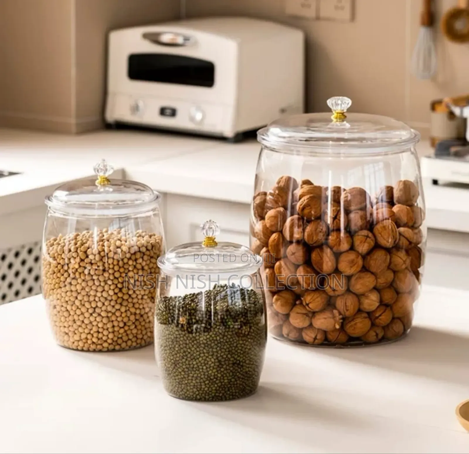 6.5 Litres Transparent Large Sealed Storage Jar