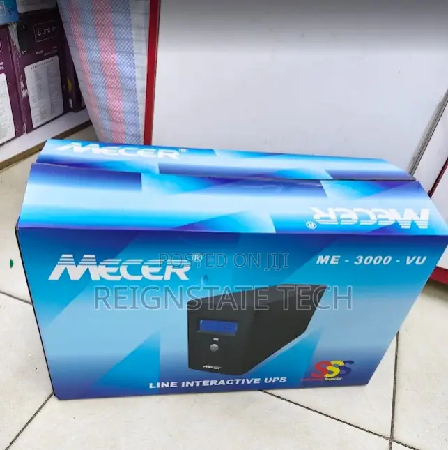 1800watts 3000va Mecer Line Interactive Back Up Ups 4ports