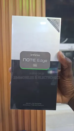 New Infinix Note Edge 256 GB Black