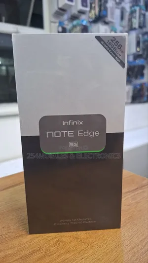 New Infinix Note Edge 256 GB Black