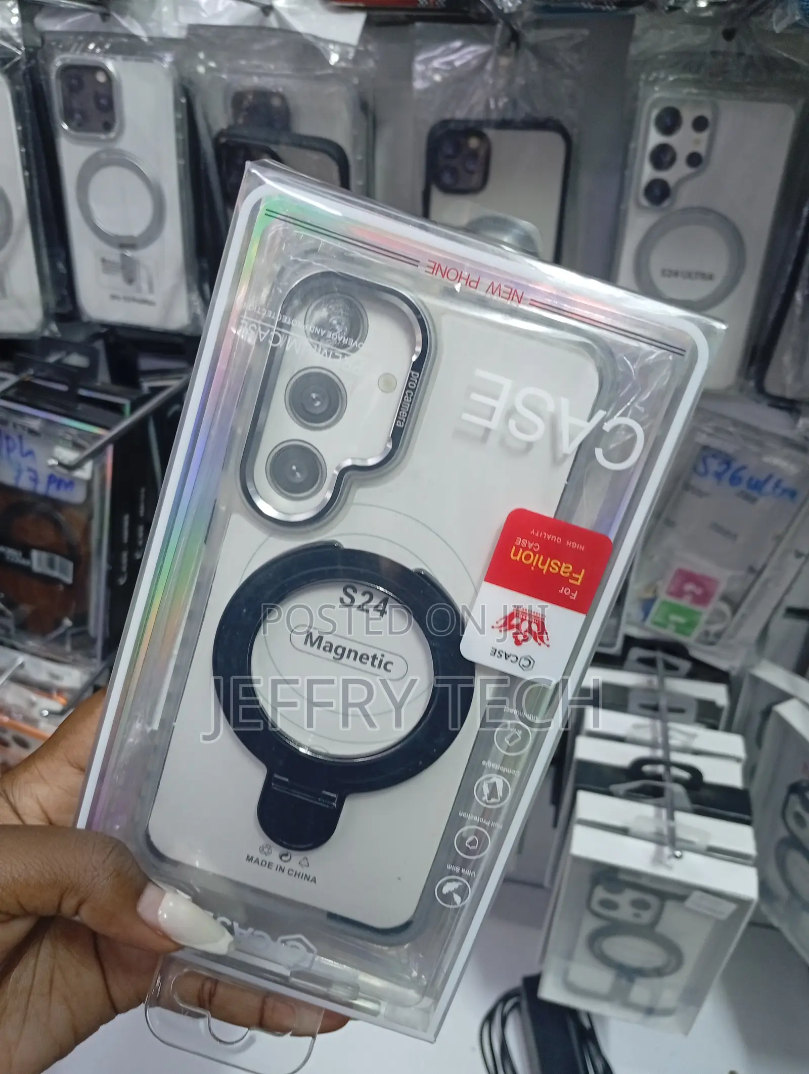 Samsung Galaxy S24 Clear, Magsafe-Compatible Phone Case