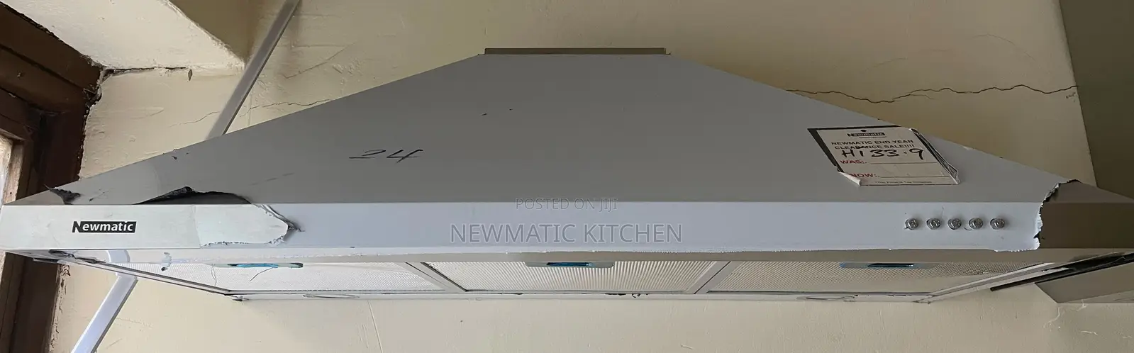 Newmatic Ht33.9 Wall Mounted Range Hood
