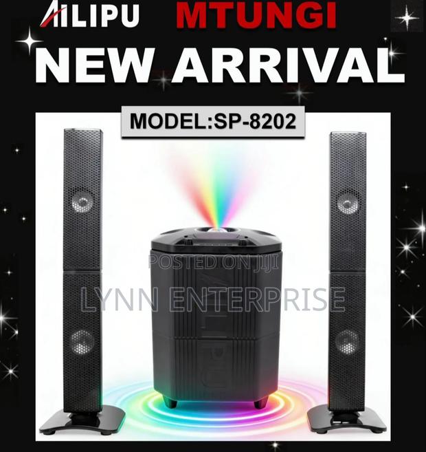 5.1ch Mtungi Tall Boy Sp-8202 Ad 5.1 8.5in Woofer Woofer
