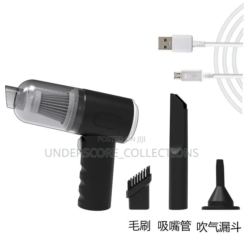 Rechargable 2in1 Vacuum Cleaner (3800pa Suction Only + Led Light)