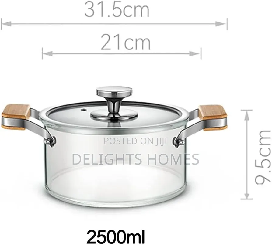 Heavy Borosilicate Glass Cookware-P