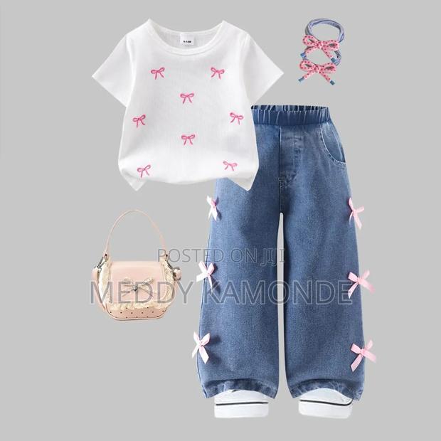 Girls Jeans+Tshirt