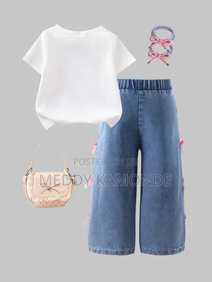 Girls Jeans+Tshirt