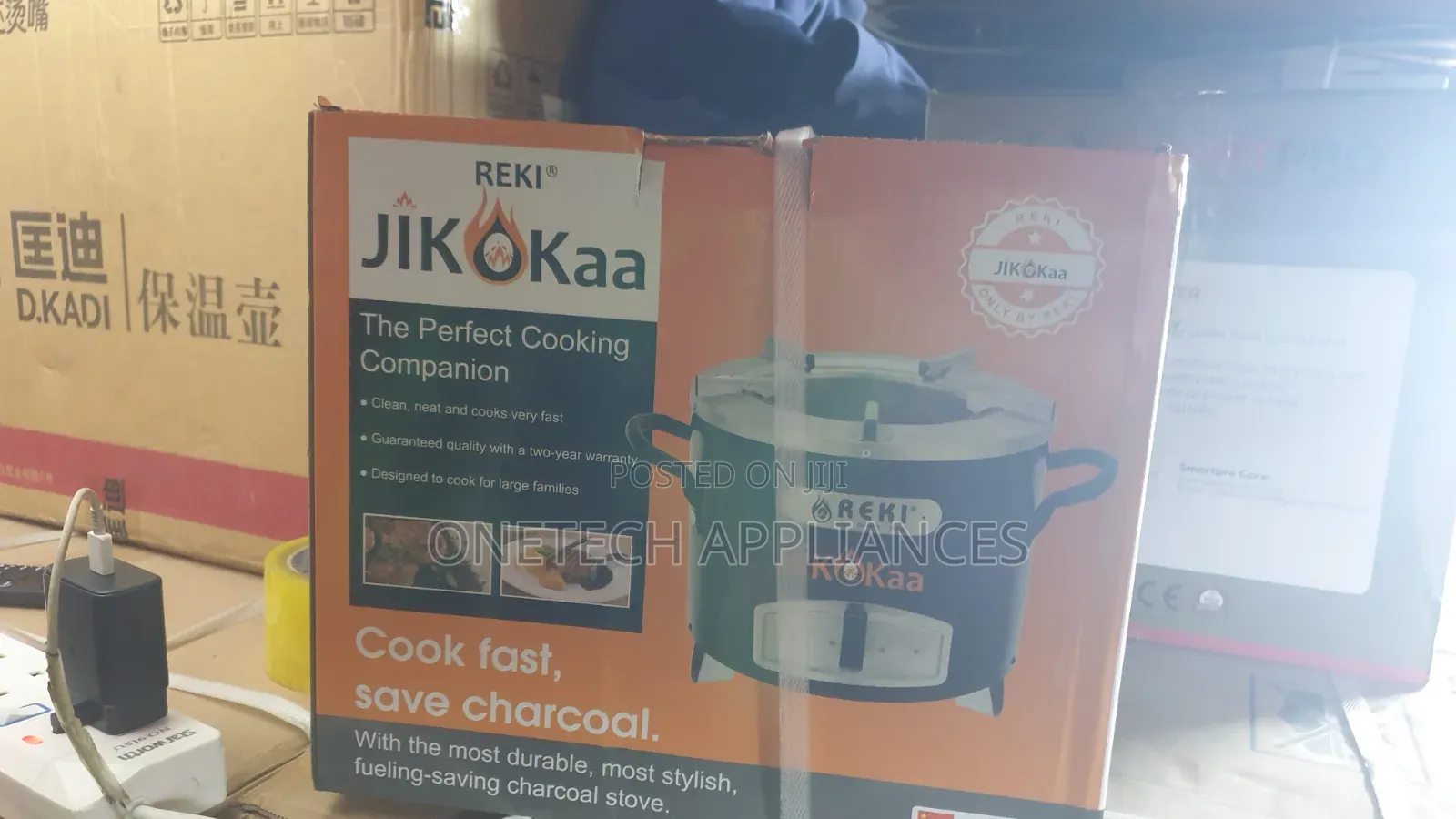 Reki Jiko Kaa Large High-Efficiency Fuel-Saving Charcoal Stove