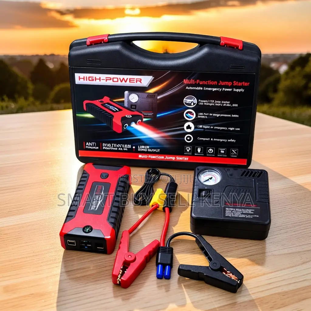 High Capacity Portable High Power Car Emergency Jump Starter Kit
