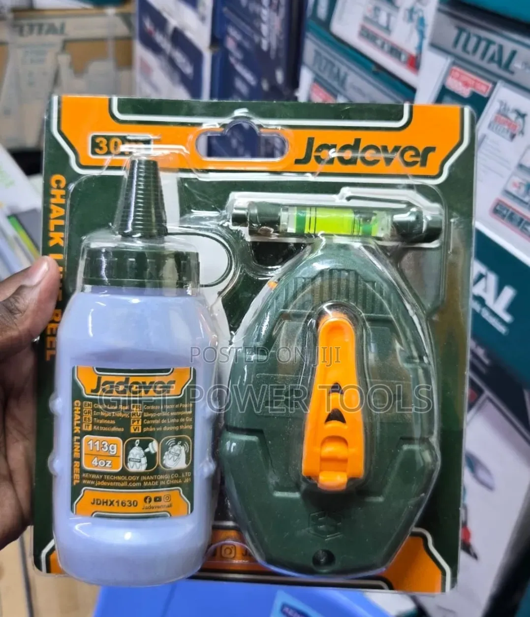 Chalk Line 30m/Jadever Chalk Line Reel Set