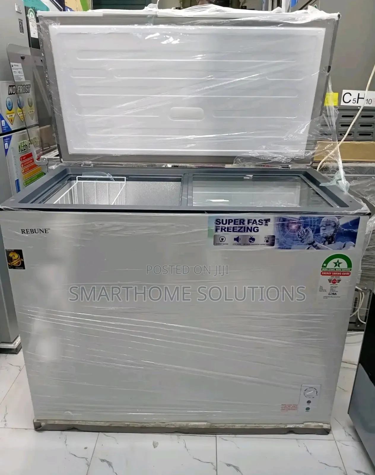 Payment on Delivery. Rebune 250l Freezer. Verfied