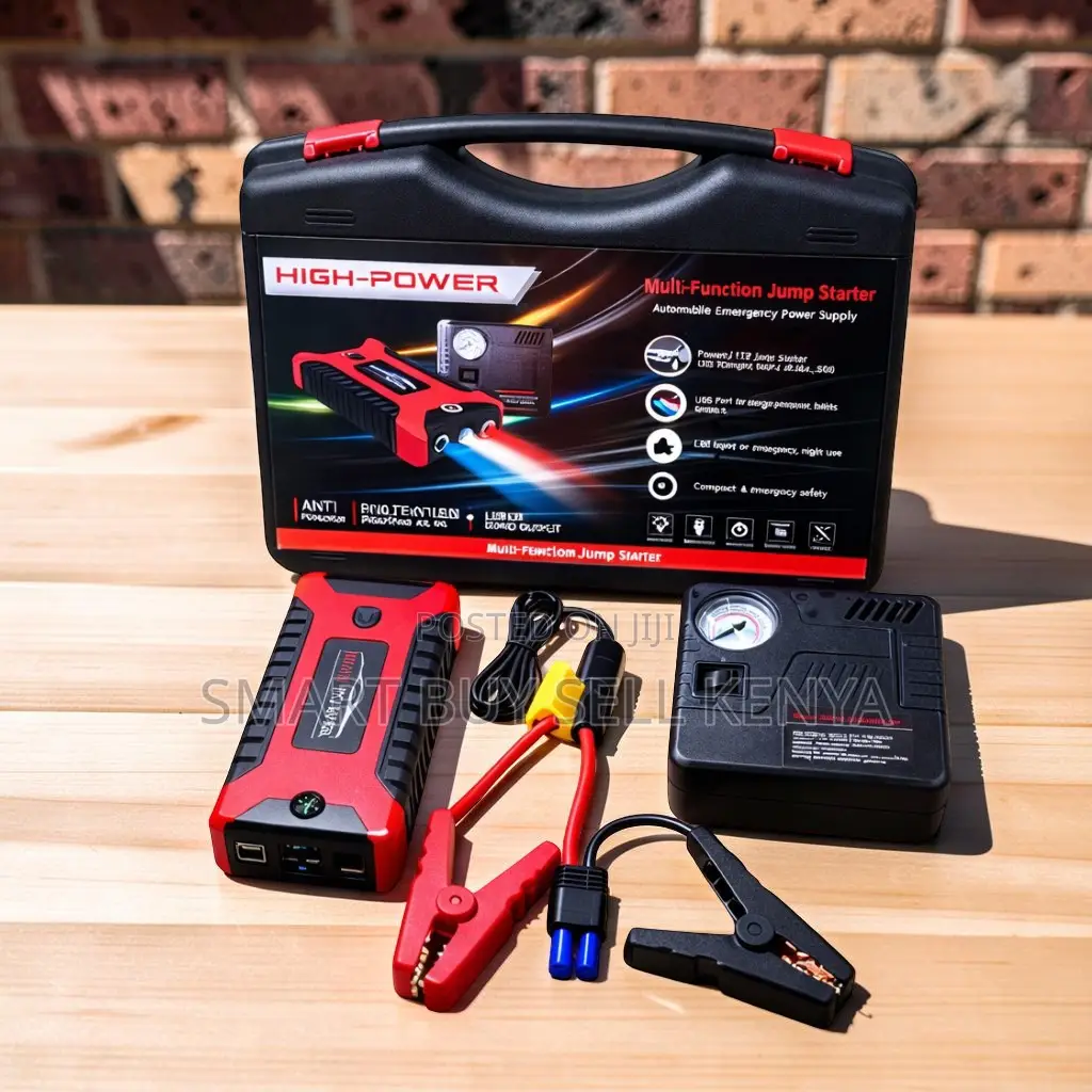 Digital Display Portable High Power Car Emergency Jump Starter Kit
