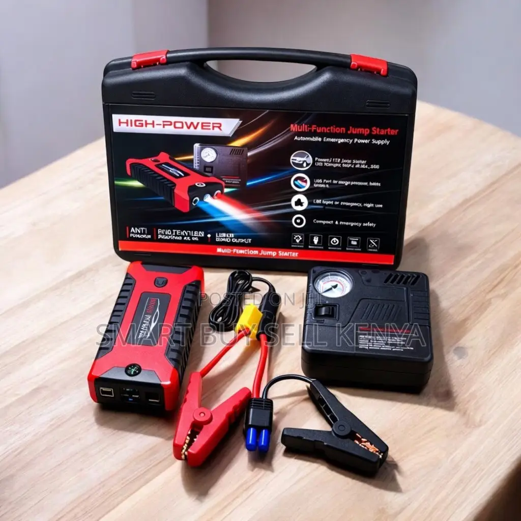 Rapid Charging Portable High Power Car Emergency Jump Starter Kit