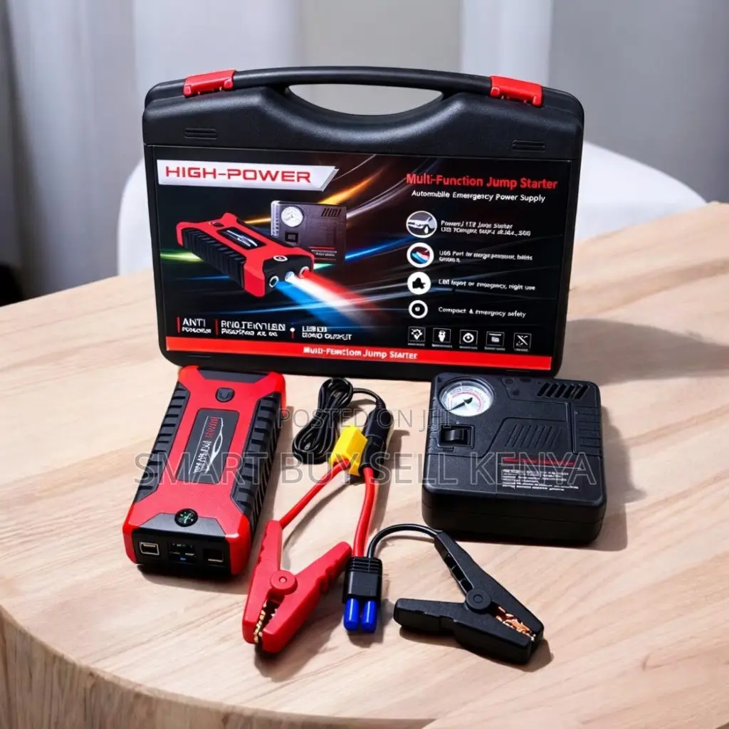 Dual Usb Portable High Power Car Emergency Jump Starter Kit