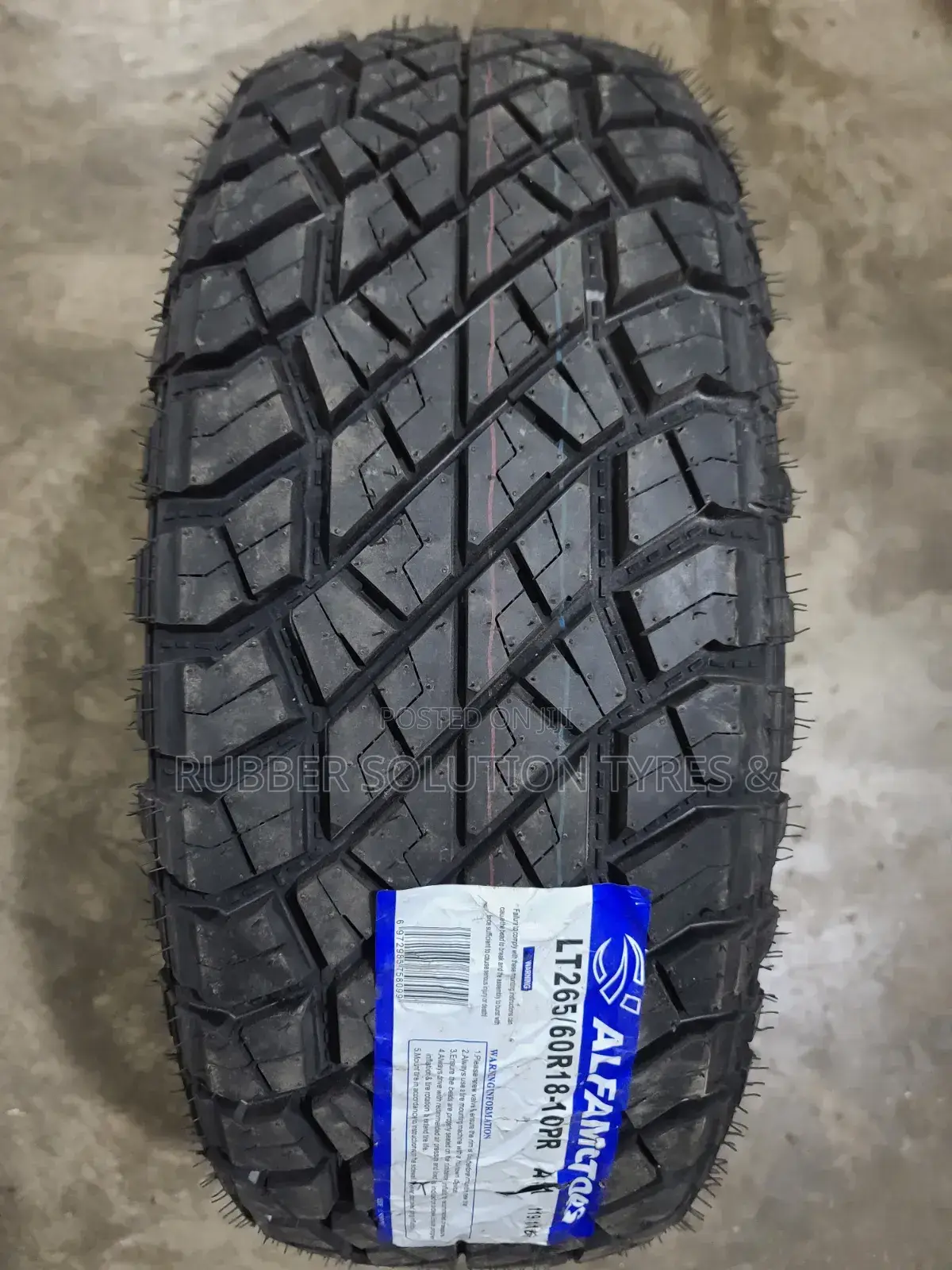 LT 265 /60 R18 Alfamotors Tyres Gripper All-Terrain 10pr