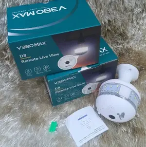 V380 Wireless Nanny Bulb Camera – 360° Cctv.
