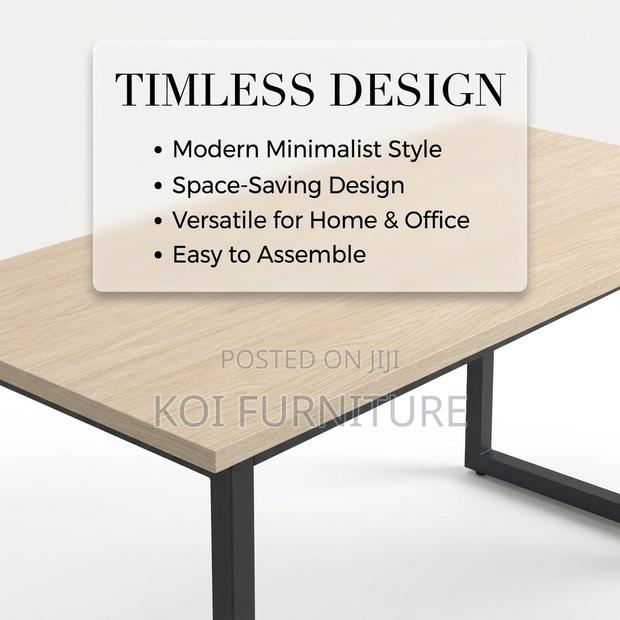Office Desk; Rouano Generic Computer Desk With Top Wood - thumbnail 10