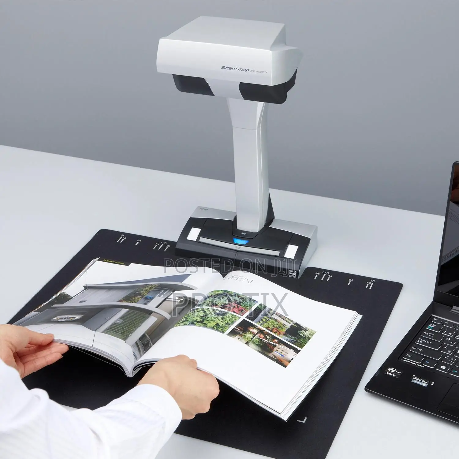 Scansnap Sv600 Overhead A3 Book Scanner Usb Pa03575-B061